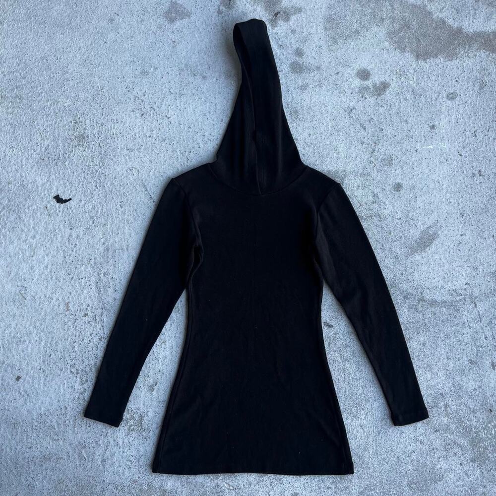 Los Angeles Apparel Long Sleeve Hooded Dress